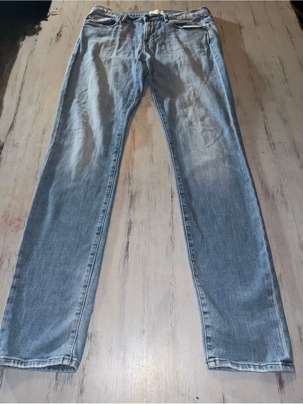 FRAME L’Homme Skinny Men’s Jeans 33 Light Wash Made in USA